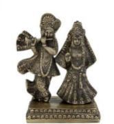 Brass Radha Krishna Statue