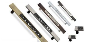 Mesh Brass Cabinet Pull Handle