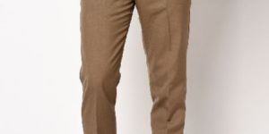 TJ-1014 Khaki Mens Formal Cotton Trousers