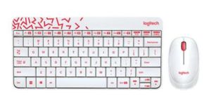 Logitech MK240 Nano Keyboard Wireless (White)