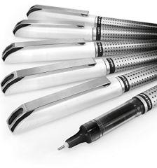 Uni-Ball Vision Needle Roller ball (Pack of 6) Black