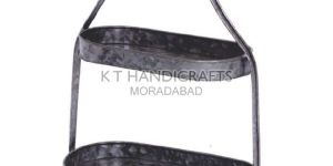 14x7x14 Inch Galvanized Metal Cake Stand