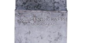 Galvanized Metal Wall Hanging Plant Stand