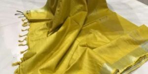 Cotton Zari Border Saree