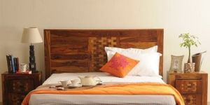 Solid Wood Bed