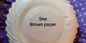 5 Inch Brown Paper Plates