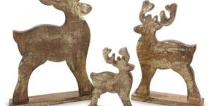 Wooden Christmas Decor Animal