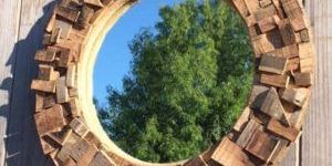 Wooden Decorative Mirror