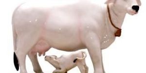 Marble Cow Statue