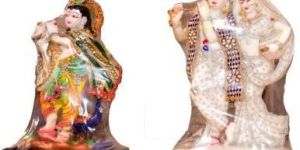 Marble Radha Krishna Statue