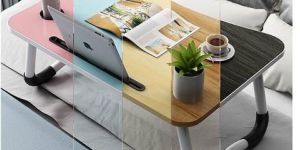 Laptop Table with Tablet Holder