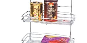 Wall Mounted Double Shelf