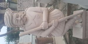Sandstone Dwarpal Statue