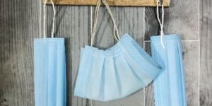 Wooden Mask Hanger Laser Engraving Design 8x4 Inch