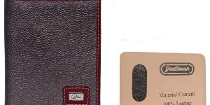 Leather Notebooks Wallet Brown