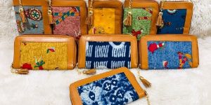 Stylish Ikkat Wallet