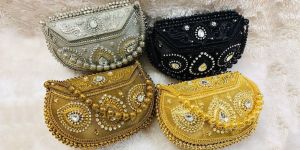 Stylish Metal Clutch Bag
