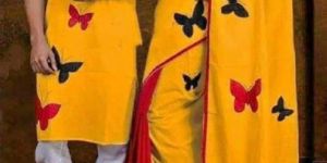 Saree and Kurta Couple Set