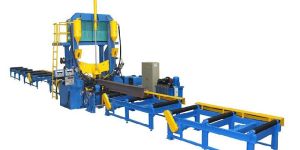 H Beam Assmbly Welding and Straightening Machine 3 in1