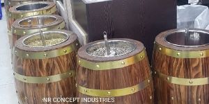 Super Market Wooden Drums for Rice Storage