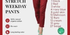 Stretch Weekday Pants