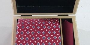 Wooden Tie Cufflinks Boxes
