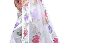 Digital Print Organza Silk Saree