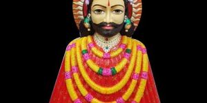 Marble Khatu Shyam Baba Statue