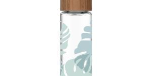 Glass Bamboo Bottle