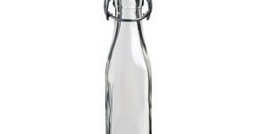 Swing Top Glass Water Bottle