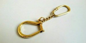 Brass Handcuff Keychain