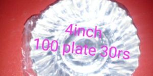 4 Inch Silver Paper Plates