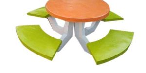 Round RCC Table Bench