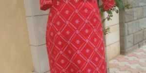 Jaipuri Bandhej Kurti