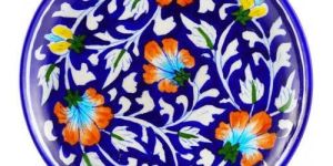 Jaipuri Blue Pottery Plate