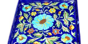 Jaipuri Blue Pottery Tray
