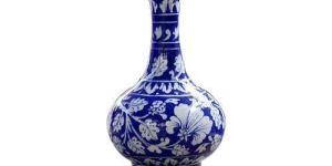 Jaipuri Blue Pottery Vase