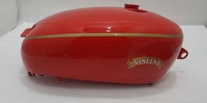 Vincent HRD Red Painted Aluminium Gas Fuel Petrol Tank