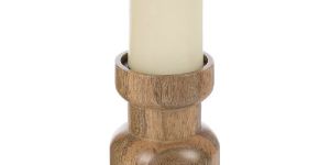 Wooden Candle Holder