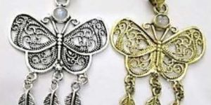 Artificial Butterfly Pendant