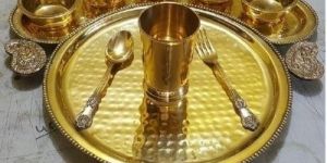 Brass Thali Set