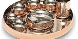 Copper Thali Set