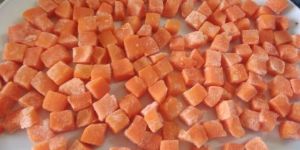 Frozen Papaya Dices