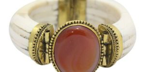 Handmade Openable Bone Stone Kada