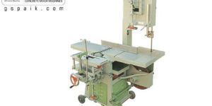 Wood Working Machine with Band Saw Attached