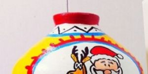 Hand Painted Christmas Pots