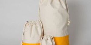 Cotton Drawstring Backpack