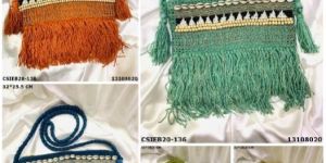 Designer Cotton Weaving Pouch Bag