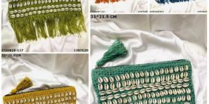 Stylish Handloom Cotton Weaving Pouch Bag