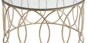 Iron Glass Coffee Table